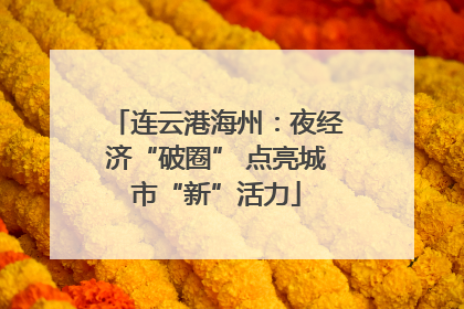 连云港海州：夜经济“破圈” 点亮城市“新”活力