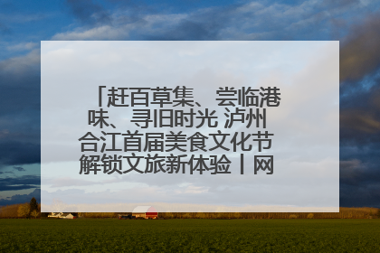赶百草集、尝临港味、寻旧时光 泸州合江首届美食文化节解锁文旅新体验丨网络中国节·端午