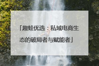 趣蛙优选：私域电商生态的破局者与赋能者