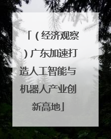 （经济观察）广东加速打造人工智能与机器人产业创新高地