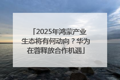 2025年鸿蒙产业生态将有何动向？华为在蓉释放合作机遇