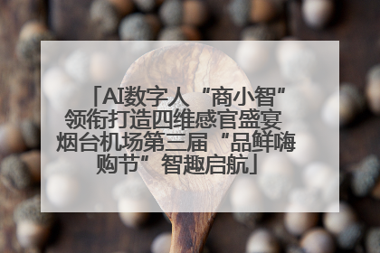 AI数字人“商小智”领衔打造四维感官盛宴 烟台机场第三届“品鲜嗨购节”智趣启航