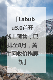 Labubu3.0首开线上预售，已排至8月，黄牛回收价格腰斩